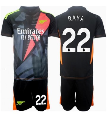 Arsenal David Raya #22 Brankář Alternativní dres komplet pro Děti 2024-25 Krátkým Rukávem (+ Krátké kalhoty)